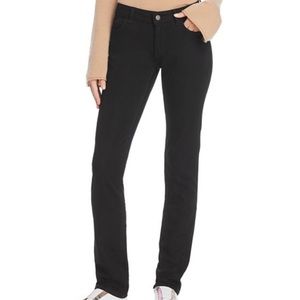 NWT DL1961 Coco curvy straight leg black jeans